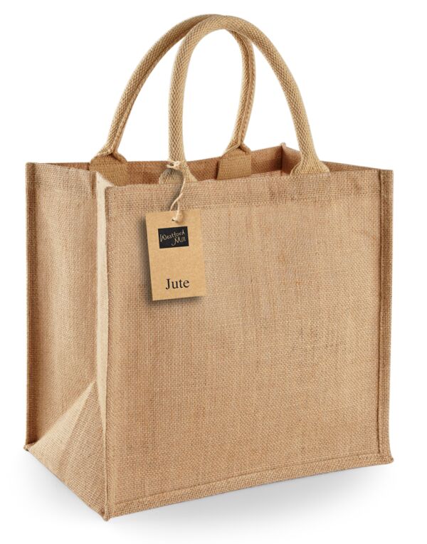 W413 Natural Jute Midi Tote