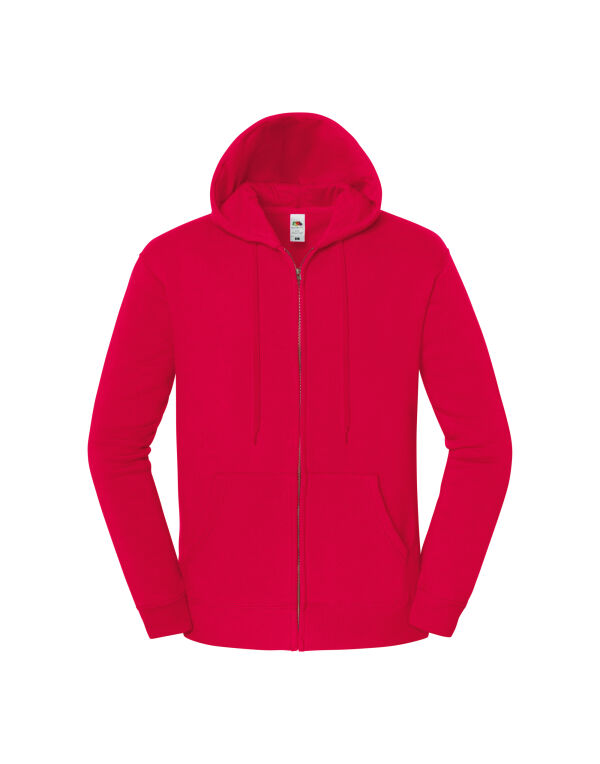 62286 Fruit Of The Loom Premium Hooded Sweat Jacket Red