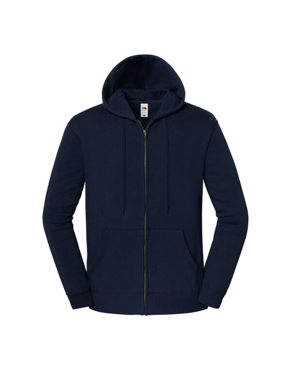 62286 Fruit Of The Loom Premium Hooded Sweat Jacket Deep Navy