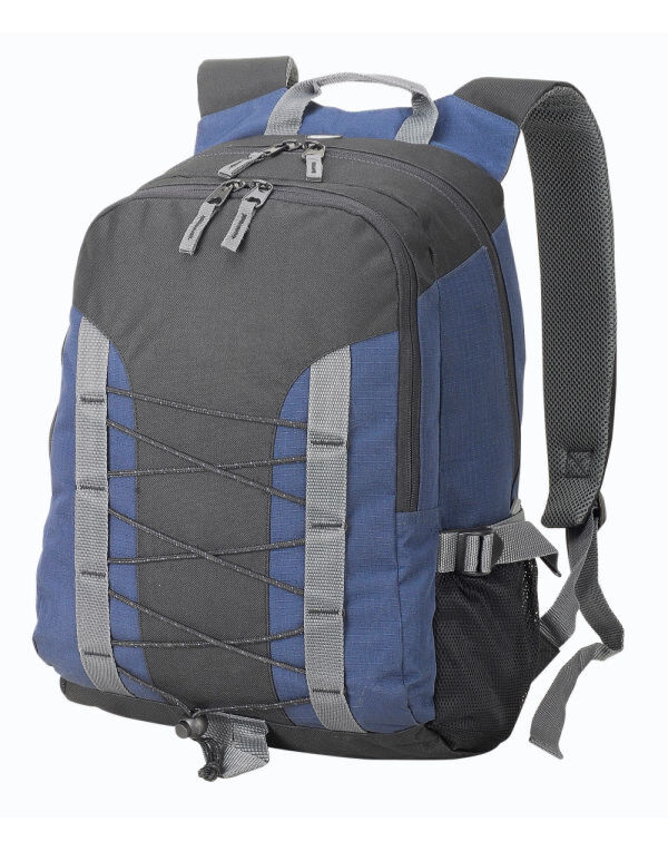 SH7690 Black/Navy Miami Total Backpack