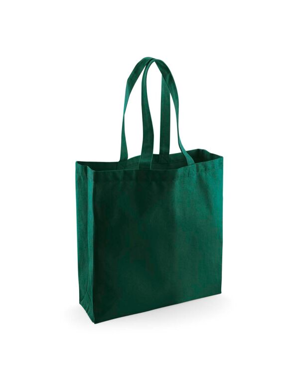 W623 Westford Mill Fairtrade Cotton Classic Shopper Bottle Green