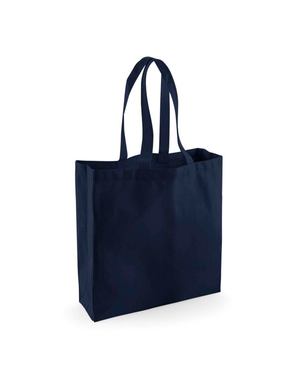 W623 French Navy Fairtrade Cotton Classic Shopper