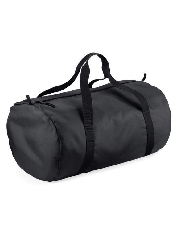 BG150 Bagbase Packaway Barrel Bag Black/Black