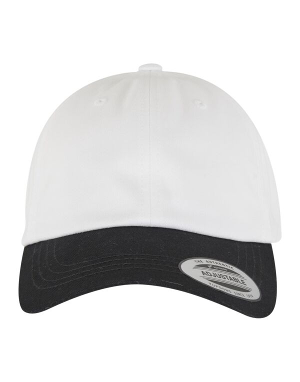 6245CMT Flexfit Low Profile 2-Toned Classic Cap White/Black