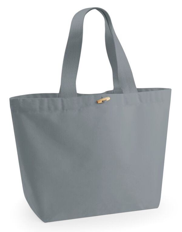 W855 Westford Mill EarthAware Organic Marina Tote XL Pure Grey