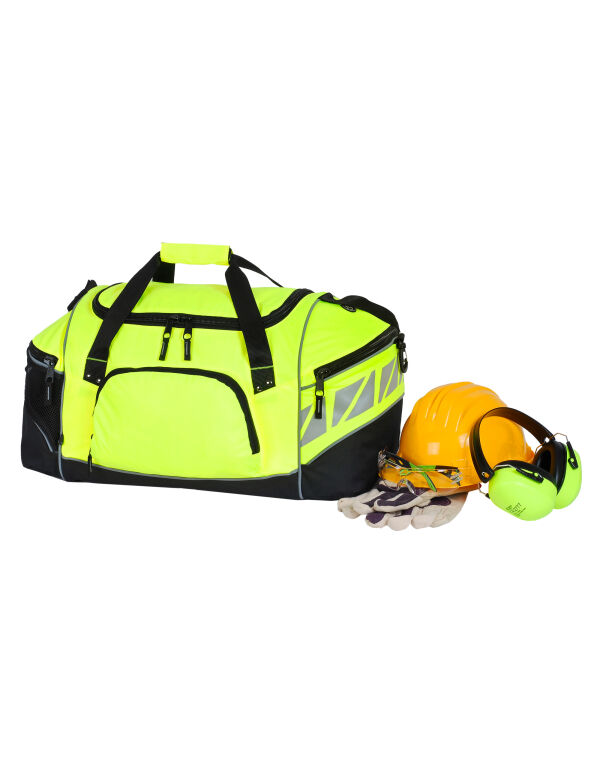 SH2510 Shugon Daytona Universal Holdall Hi Vis Yellow/Black SH2510 Shugon Daytona Universal Holdall Hi Vis Yellow/Black