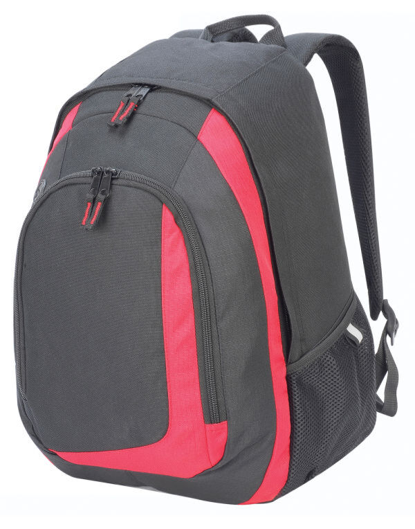 SH7241 Black/Red Geneva Backpack SH7241 Black/Red Geneva Backpack