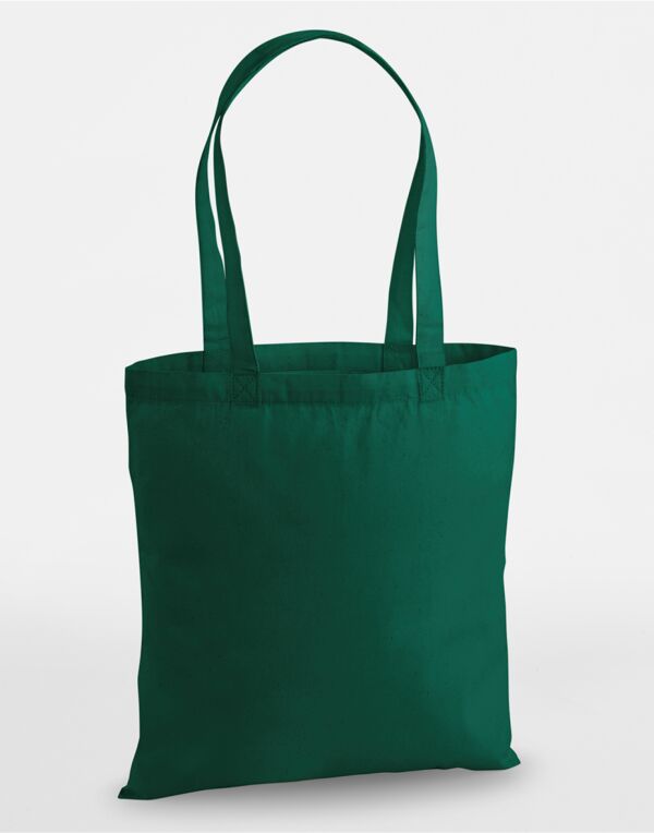 W201 Westford Mill Premium Cotton Tote Bottle Green