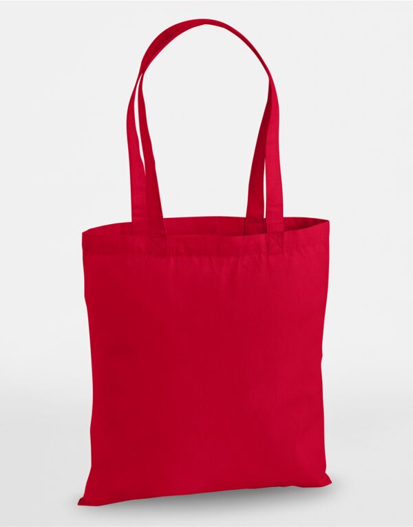 W201 Westford Mill Premium Cotton Tote Classic Red