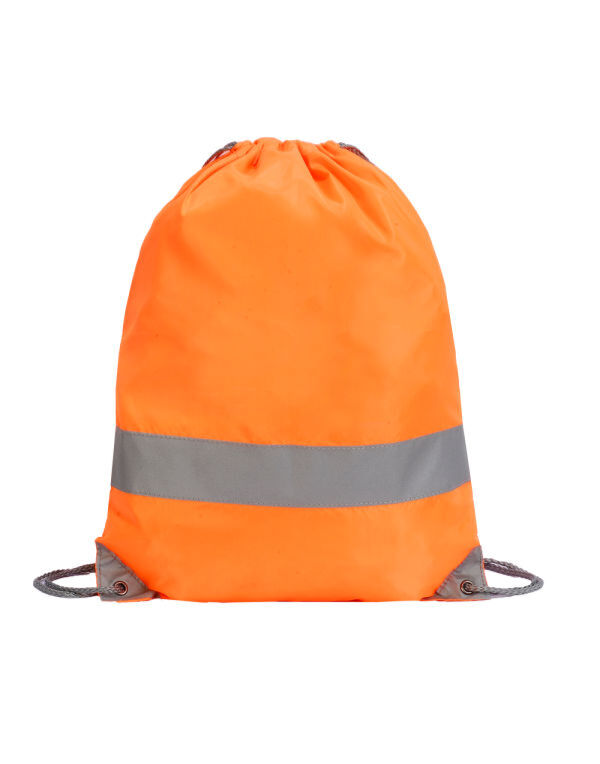 SH5892 Shugon Hi-Vis Stafford Drawstring Tote Backpack Hi Vis Orange SH5892 Shugon Hi-Vis Stafford Drawstring Tote Backpack Hi Vis Orange