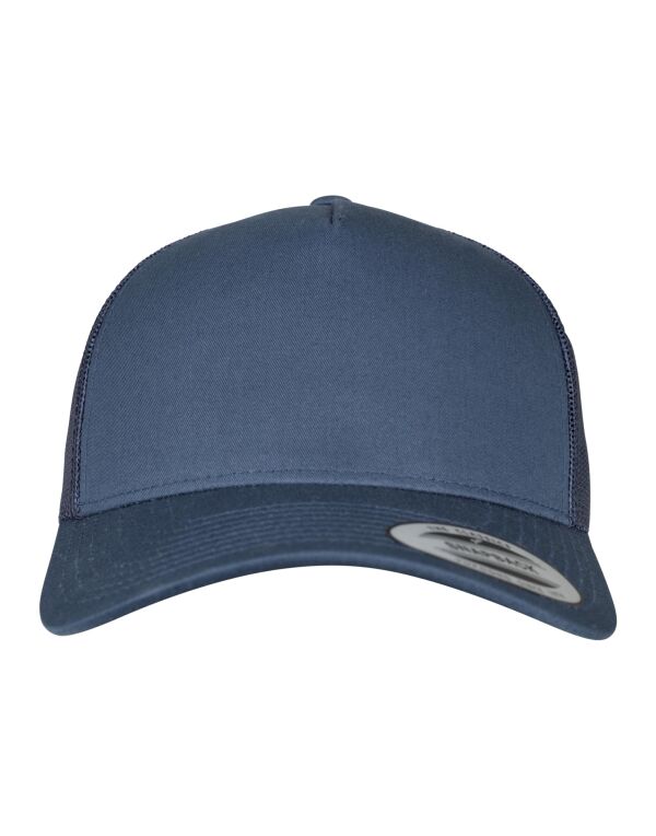6506 Flexfit 5 Panel Retro Trucker Cap Navy