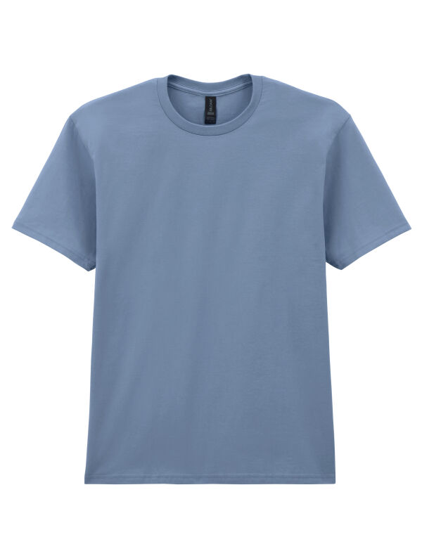 65000 GILDAN Softstyle Midweight Adult T-Shirt Stone Blue