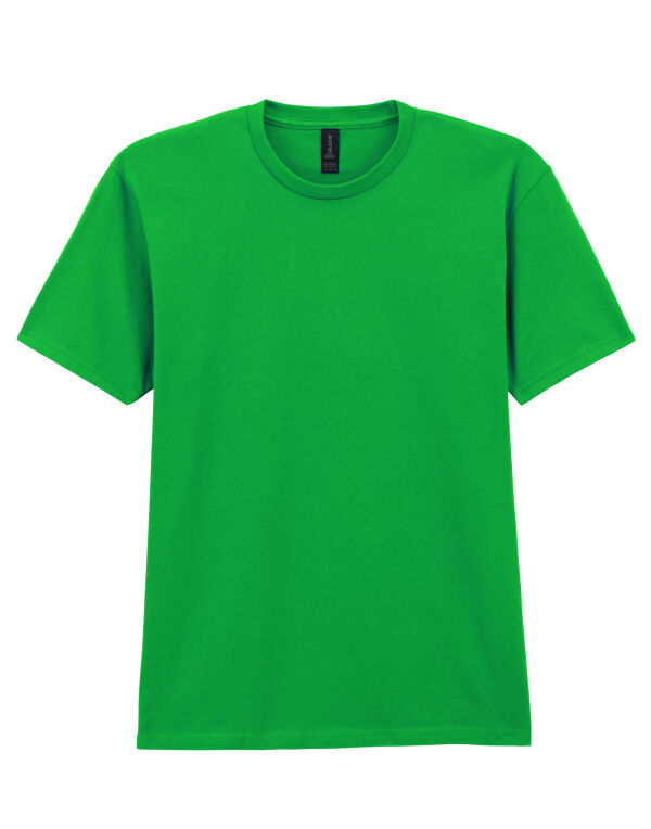 65000 GILDAN Softstyle Midweight Adult T-Shirt Irish Green