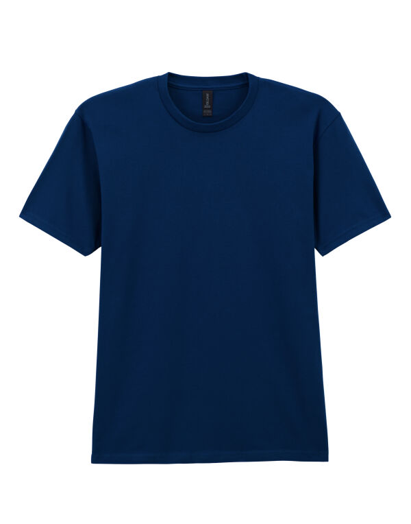 65000 GILDAN Softstyle Midweight Adult T-Shirt Navy Blue