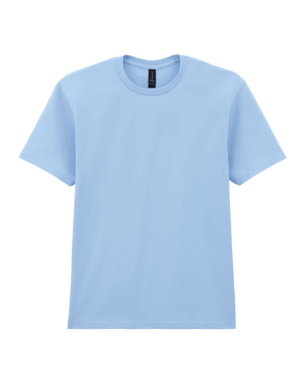 65000 GILDAN Softstyle Midweight Adult T-Shirt Light Blue