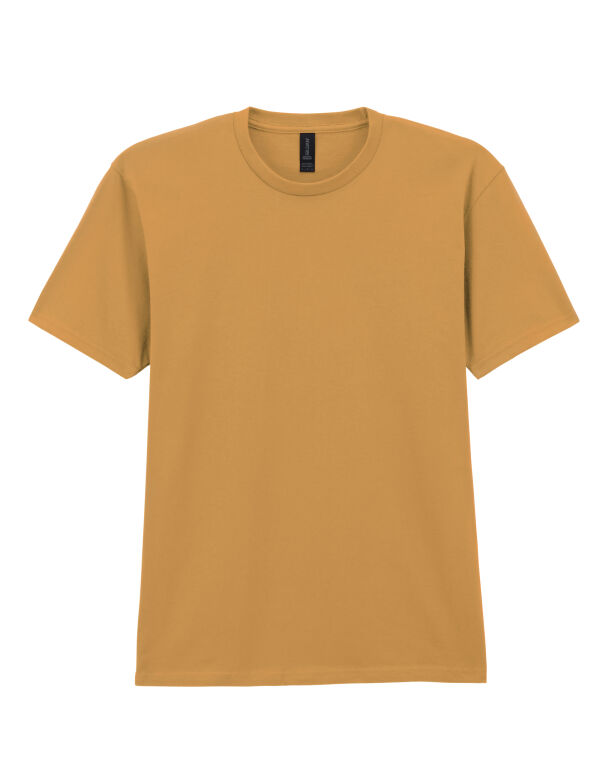 65000 GILDAN Softstyle Midweight Adult T-Shirt Mustard
