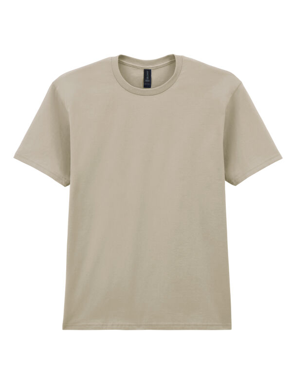 65000 GILDAN Softstyle Midweight Adult T-Shirt Sand