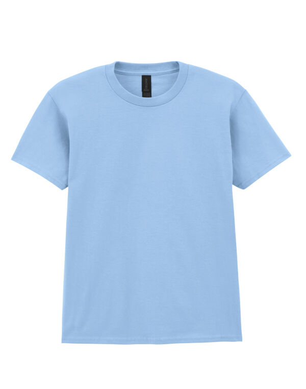 65000B Gildan Softstyle Midweight Youth T-Shirt Light Blue