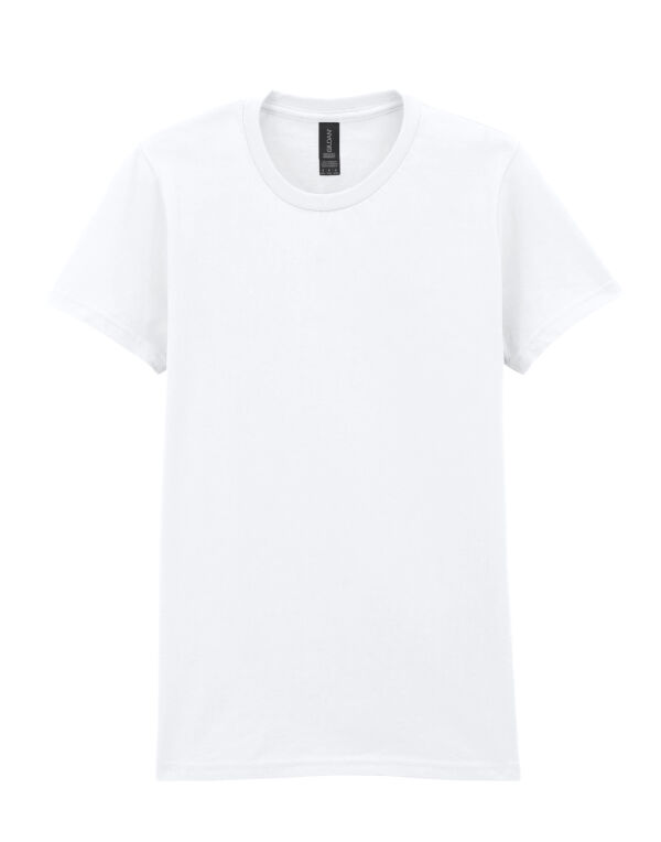 65000L Gildan Softstyle Midweight Women’s T-Shirt White