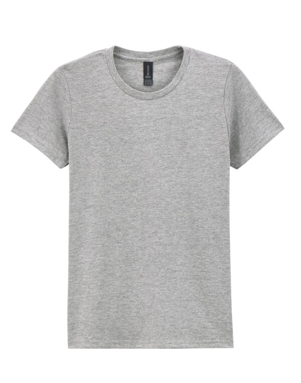 65000L Gildan Softstyle Midweight Women’s T-Shirt Sport Grey (RS)