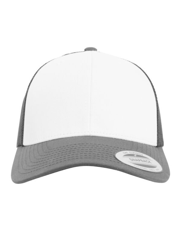 6606CF Flexfit Retro Trucker Colored Front Dark Grey/White/Dark Grey 6606CF Flexfit Retro Trucker Colored Front Dark Grey/White/Dark Grey
