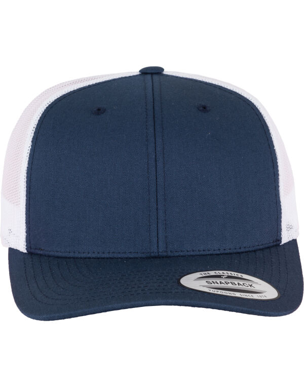 6606T Flexfit Retro Trucker Two Tone Cap Navy/White 6606T Flexfit Retro Trucker Two Tone Cap Navy/White