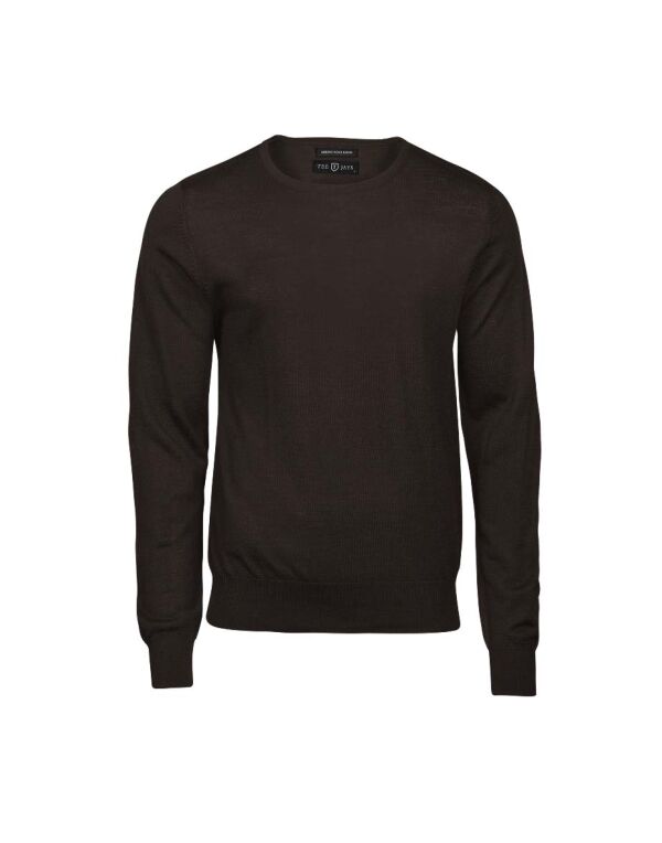 TJ6000 Tee Jays Men’s Crew Neck Sweater Mocha