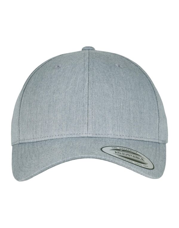 7706 Flexfit Curved Classic Snapback Cap Heather Grey 7706 Flexfit Curved Classic Snapback Cap Heather Grey