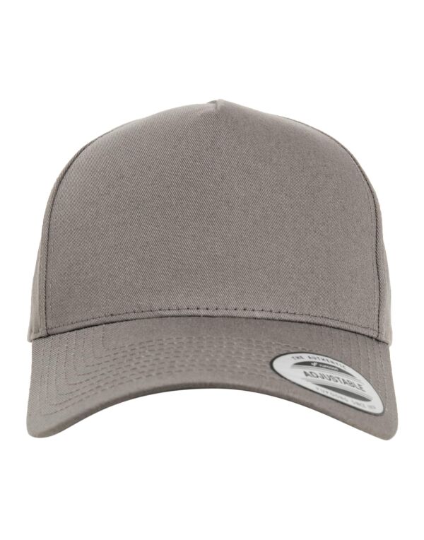 7707 Flexfit 5 Panel Curved Classic Snapback Grey 7707 Flexfit 5 Panel Curved Classic Snapback Grey