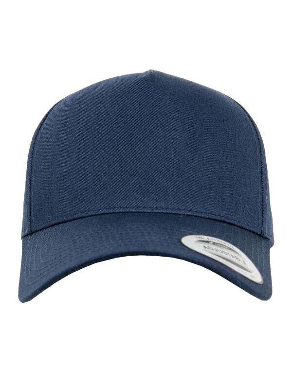 7707 Flexfit 5 Panel Curved Classic Snapback Navy