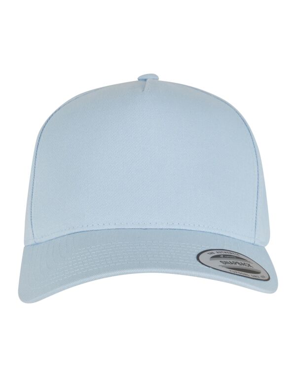 7707 Flexfit 5 Panel Curved Classic Snapback Light Blue