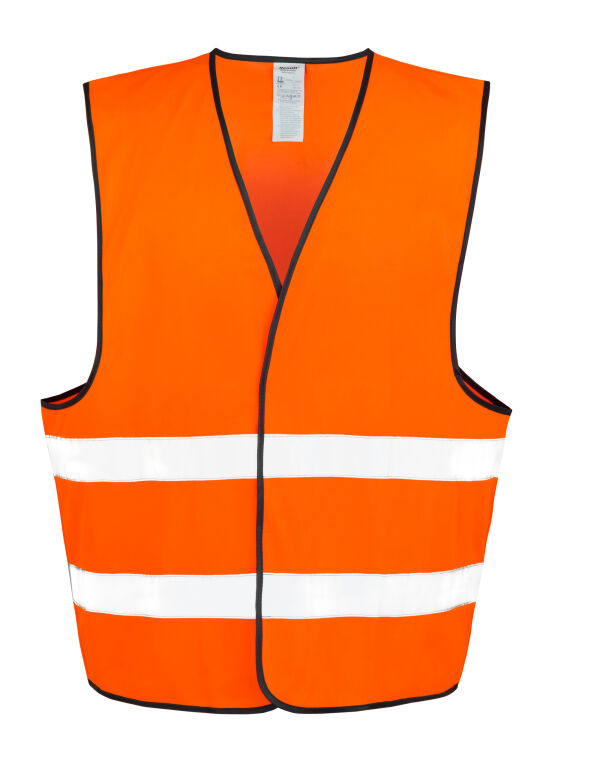 R200X Result Safeguard Hi-Vis Motorist Safety Vest Fluoresent Orange