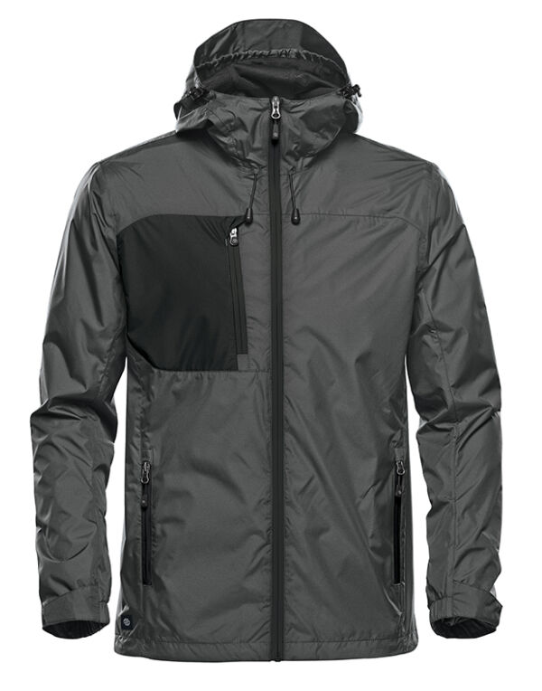 GXJ-2 Stormtech Men’s Olympia Shell Granite/Black