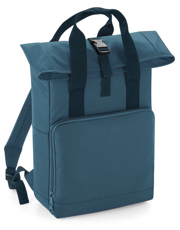 BG118 Airforce Blue Twin Handle Roll-Top Backpack BG118 Airforce Blue Twin Handle Roll-Top Backpack