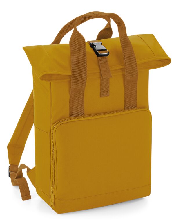 BG118 Mustard Twin Handle Roll-Top Backpack BG118 Mustard Twin Handle Roll-Top Backpack