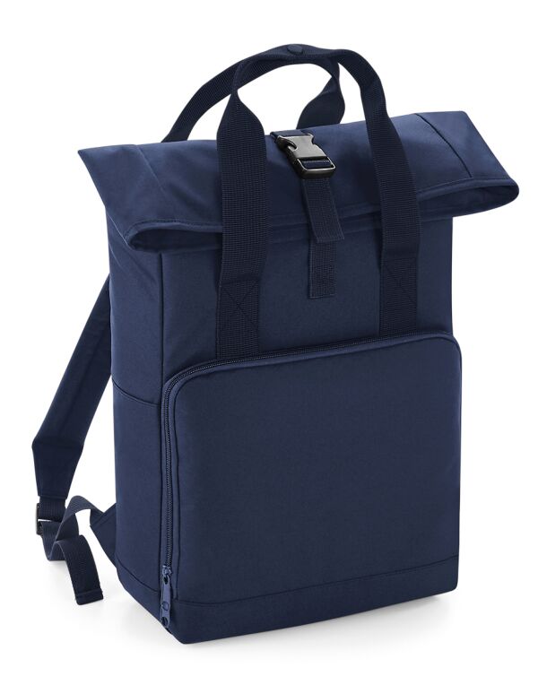 BG118 Navy Dusk Twin Handle Roll-Top Backpack BG118 Navy Dusk Twin Handle Roll-Top Backpack