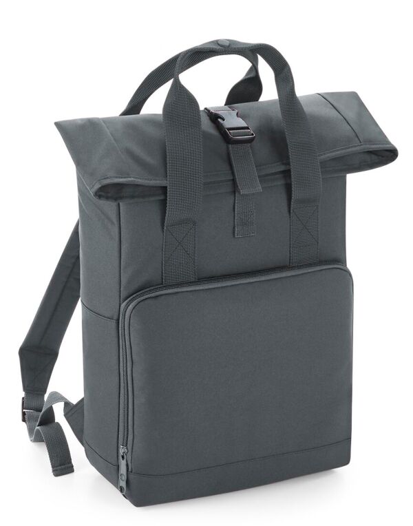 BG118 Graphite Grey Twin Handle Roll-Top Backpack BG118 Graphite Grey Twin Handle Roll-Top Backpack