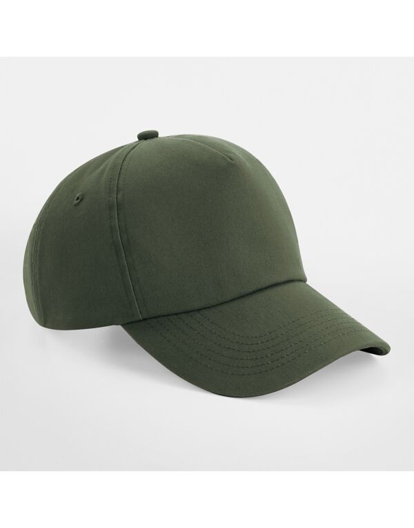 B25 Beechfield Authentic 5 Panel Cap Olive Green
