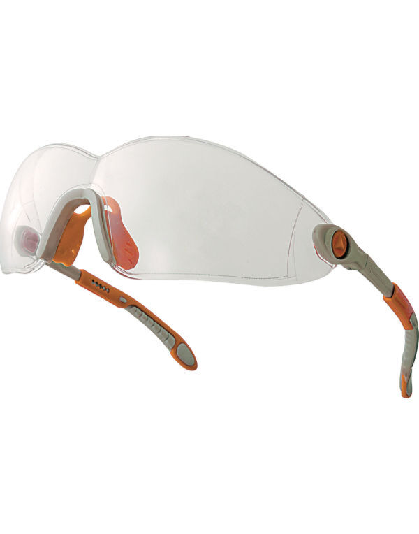 VULCANO Delta Plus Polycarbonate Single Lens Glasses Clear
