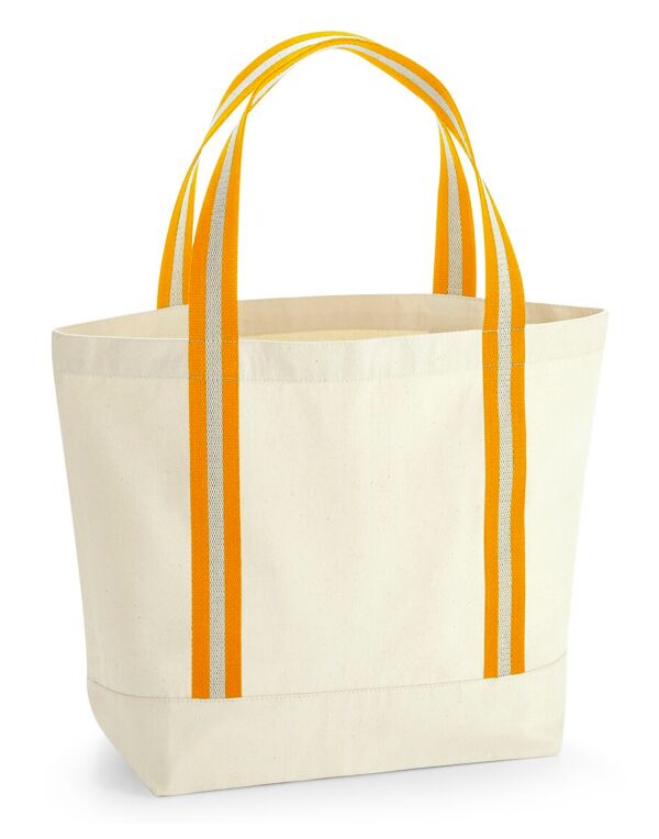 W690 Westford Mill EarthAware Organic Boat Bag Natural/Amber