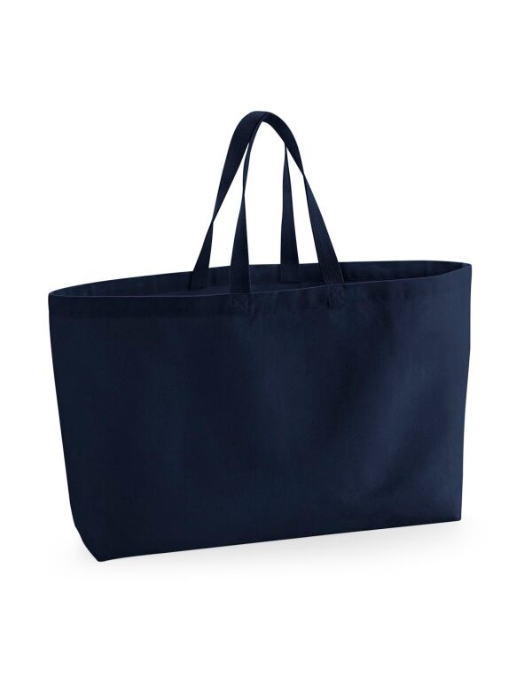 W696 Westford Mill Oversized Canvas Tote Bag French Navy