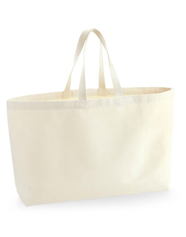 W696 Westford Mill Oversized Canvas Tote Bag Natural W696 Westford Mill Oversized Canvas Tote Bag Natural