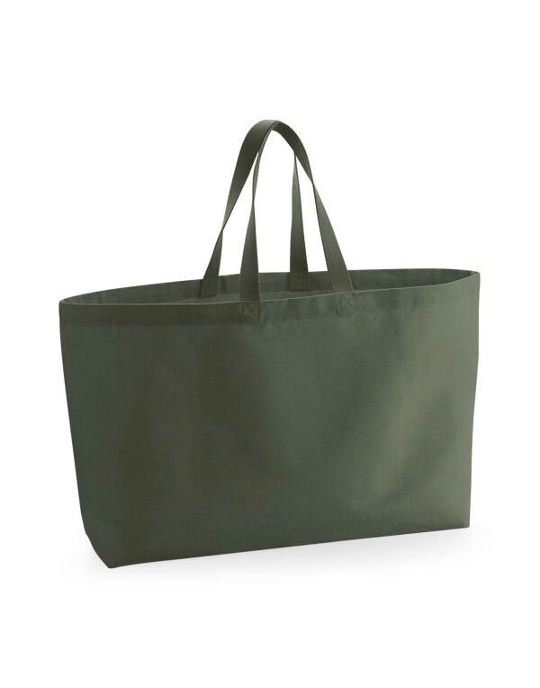 W696 Westford Mill Oversized Canvas Tote Bag Olive W696 Westford Mill Oversized Canvas Tote Bag Olive