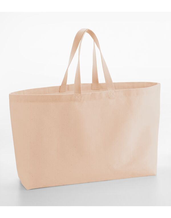 W696 Westford Mill Oversized Canvas Tote Bag Peach W696 Westford Mill Oversized Canvas Tote Bag Peach