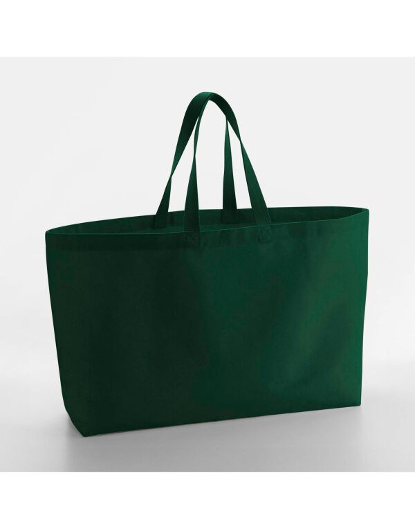 W696 Westford Mill Oversized Canvas Tote Bag Bottle Green W696 Westford Mill Oversized Canvas Tote Bag Bottle Green