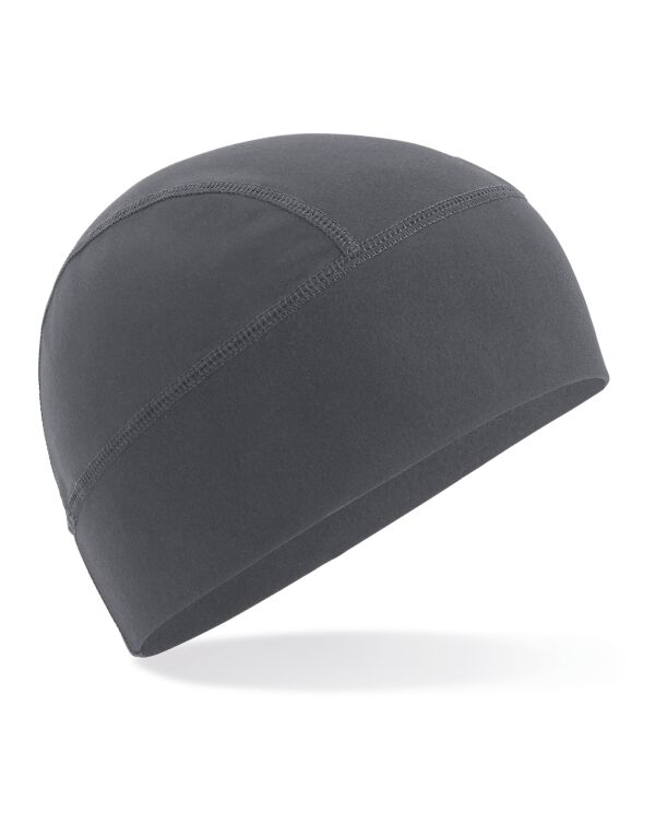 B315 Beechfield Softshell Sports Tech Beanie Graphite Grey