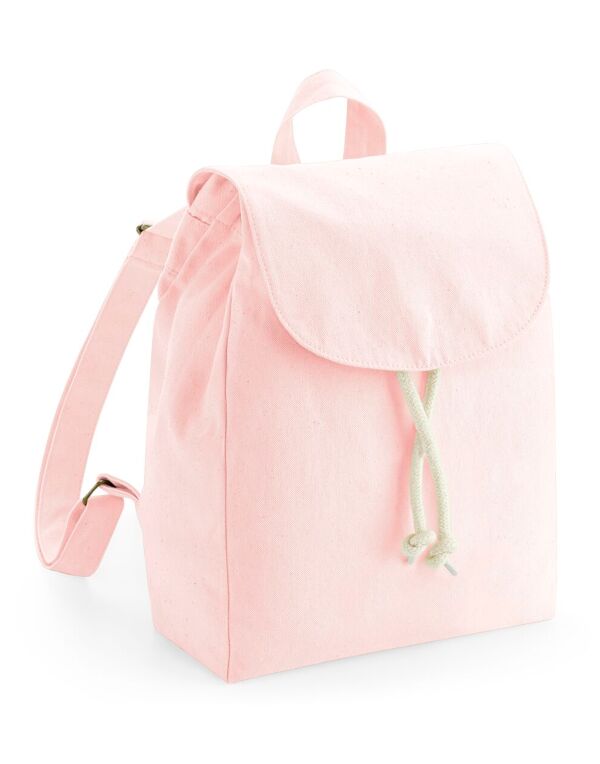W881 Westford Mill EarthAware Organic Mini Rucksack Pastel Pink