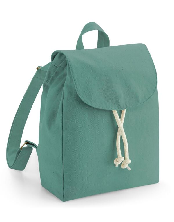 W881 Westford Mill EarthAware Organic Mini Rucksack Sage Green