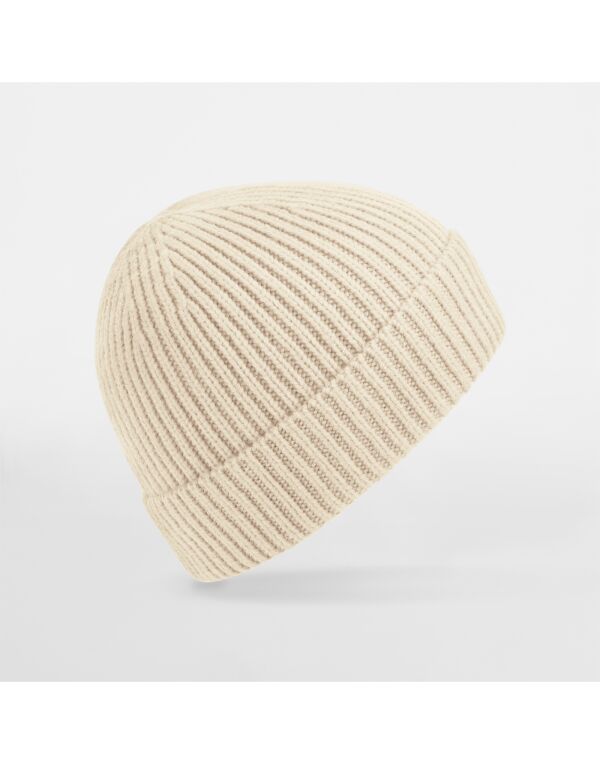 B380 Beechfield Engineered Knit Ribbed Beanie Oatmeal B380 Beechfield Engineered Knit Ribbed Beanie Oatmeal