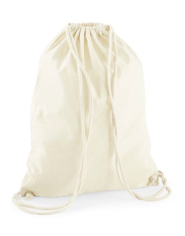 W910 Westford Mill Recycled Cotton Gymsac Natural